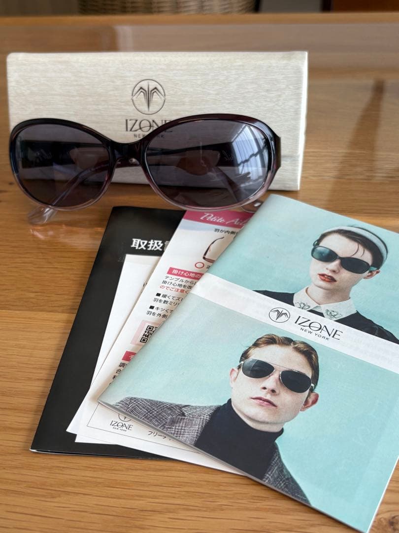 IZONE NEW YORK プティエル　鼻にかけない サングラス