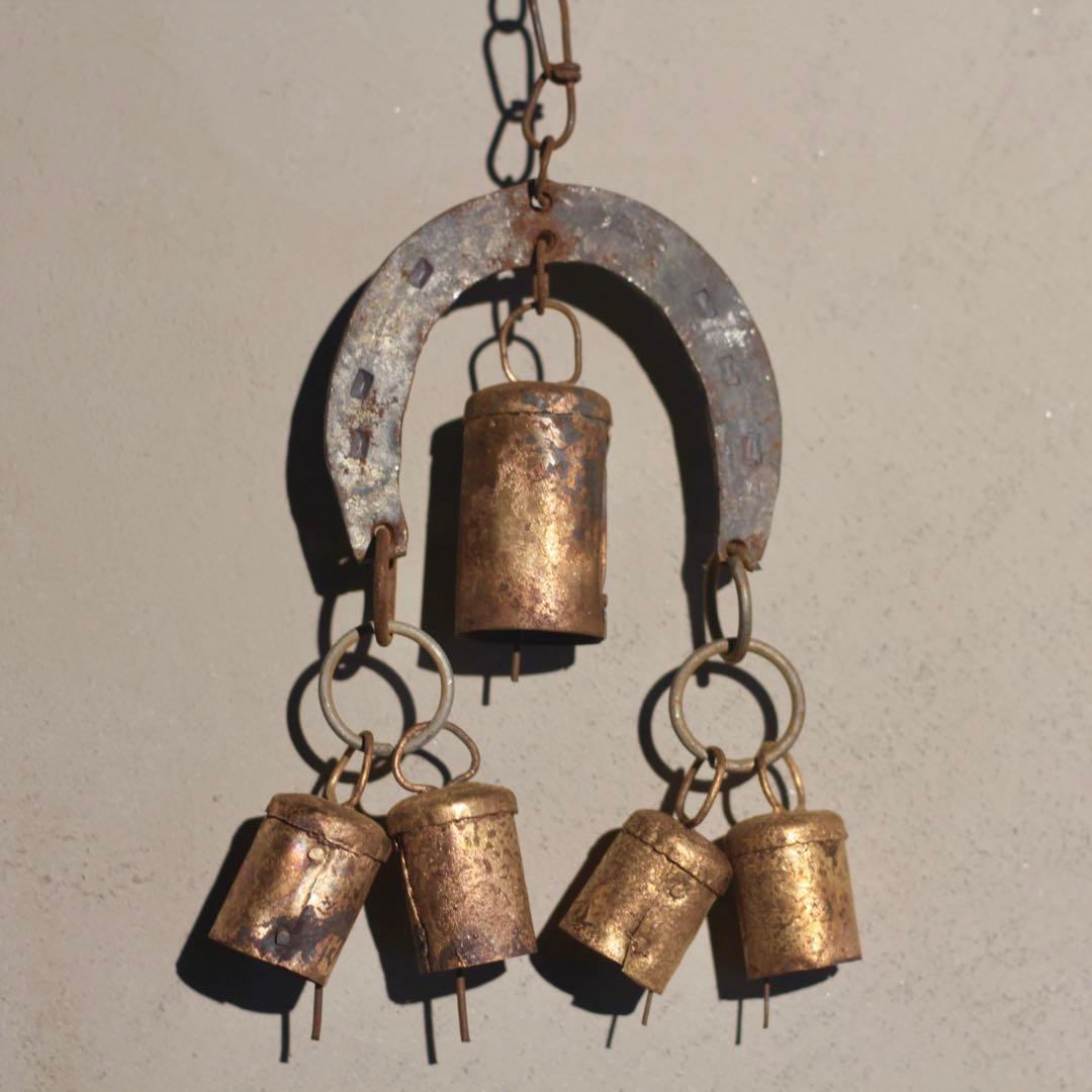 蹄鉄 ベル 魔除け 装飾品 古道具 アンティーク オブジェ