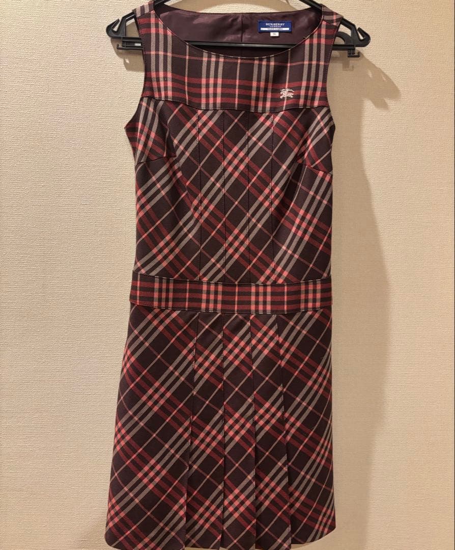 BURBERRY BLUE LABELチェック柄 ワンピース 36
