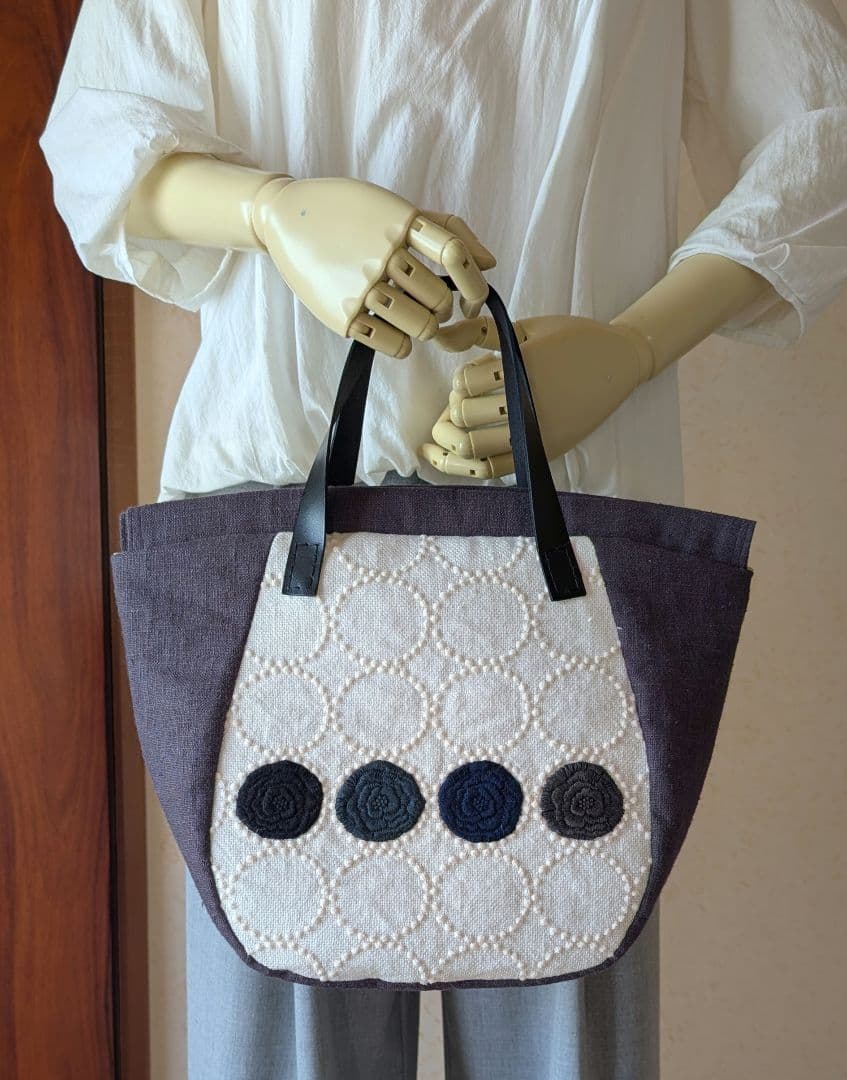 ハンドメイド　ミナペルホネン タンバリン　pjc　バッグ