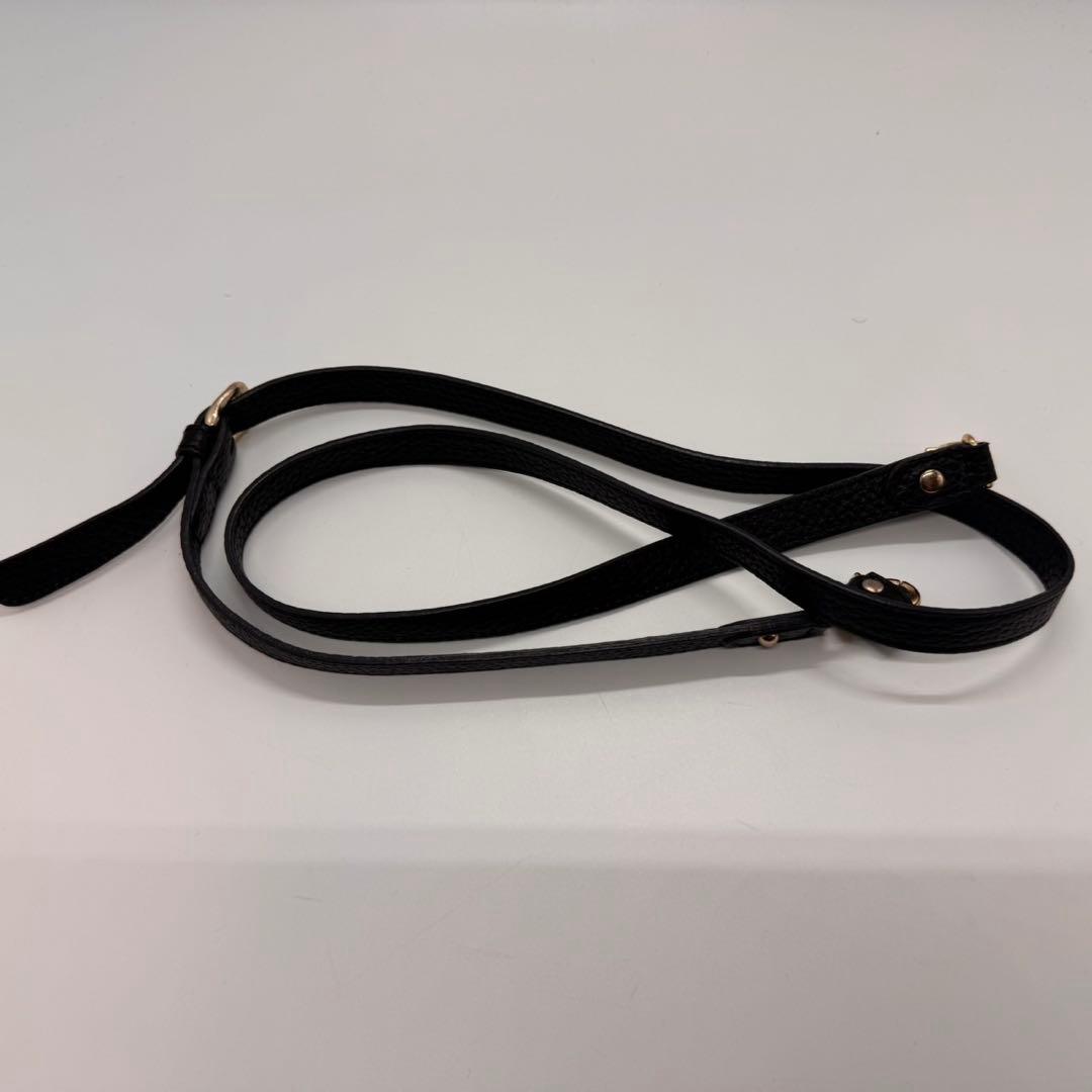 ペッレモルビダ ヴェーラ 2way ショルダーバッグ レザー シボ革 ロゴ 黒