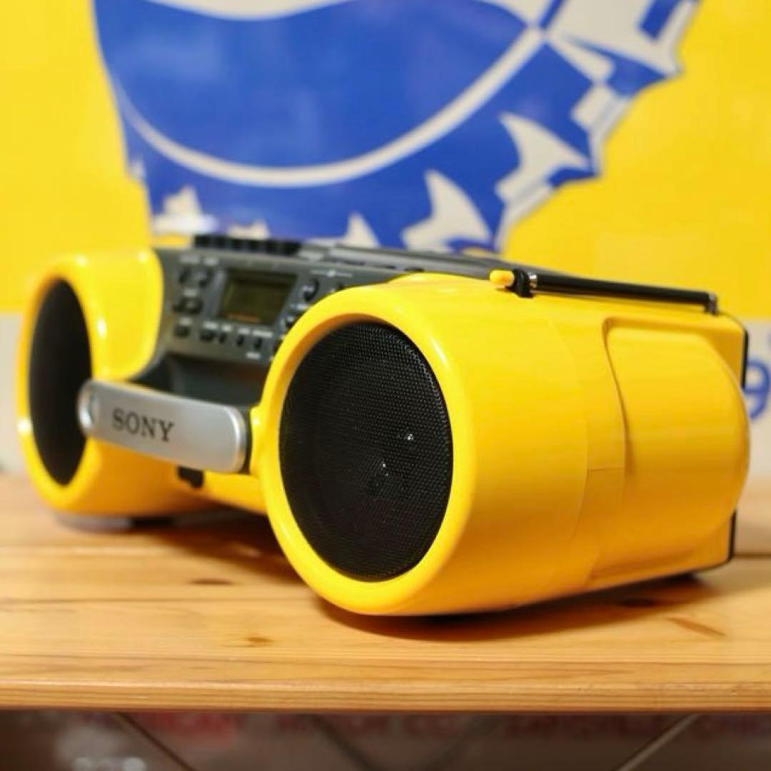 SONY SPORTS CDラジカセ アダプタ付