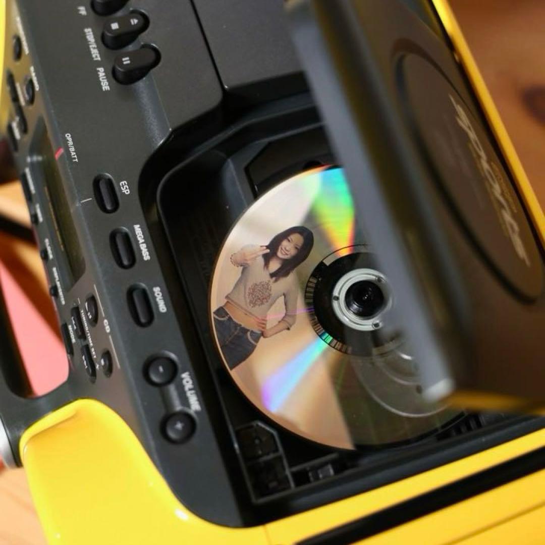 SONY SPORTS CDラジカセ アダプタ付