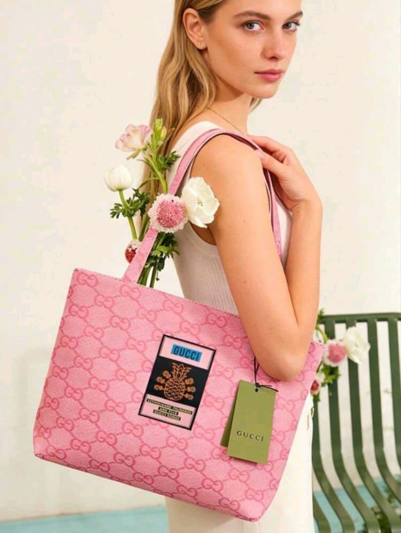 希少！1点のみ！GUCCI トートバッグ ノベルティ ピンク 大容量