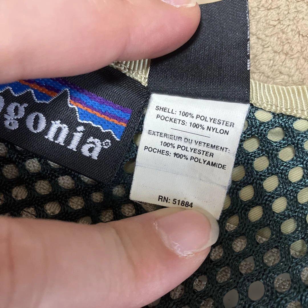 パタゴニア　フィッシングベスト　ベージュ　貴重　90年代　ヴィンテージ　L