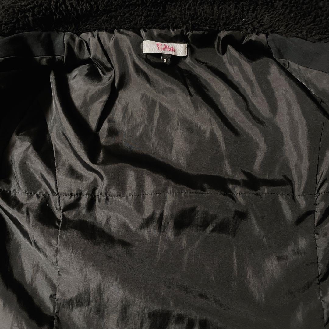 モッズコート ファー 黒 平成ギャル y2k グランジ ミリタリー d.i.a系