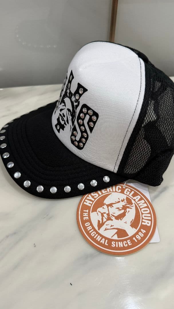 【新品未使用】ヒステリックグラマー　スタッズメッシュキャップ -005