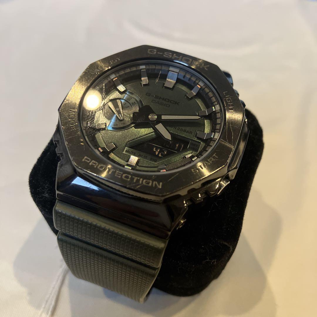 G-SHOCK GA-2100 ブラック/グリーン 腕時計