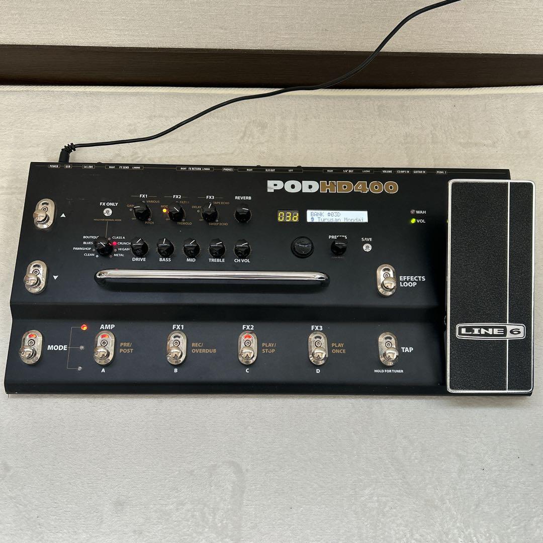 LINE6 POD HD400 マルチエフェクター ラインシックス
