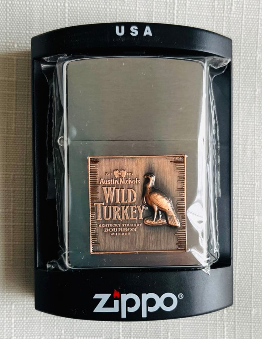 新品  ZIPPO ワイルドターキー   2006年  ブロンズメタルワークス