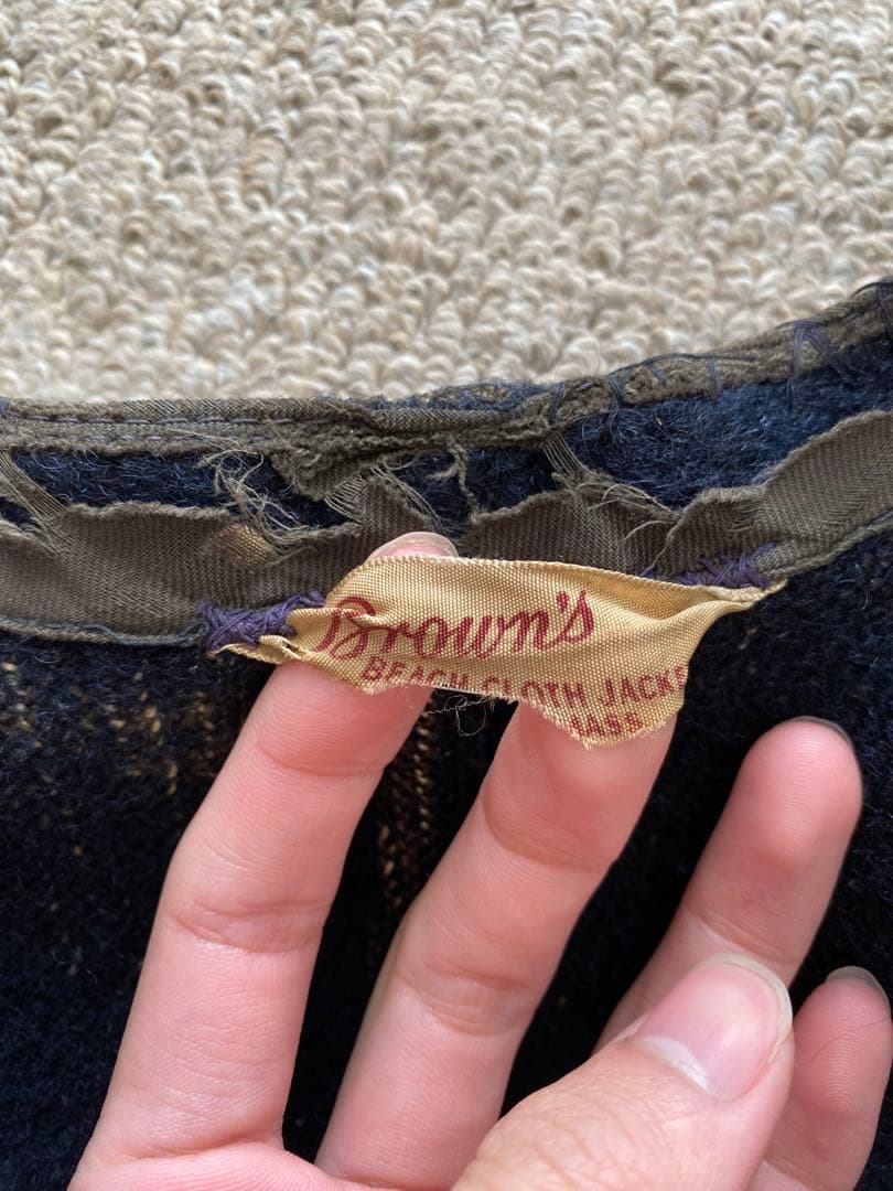 SPECIAL 44インチ！40s brown's beach vest