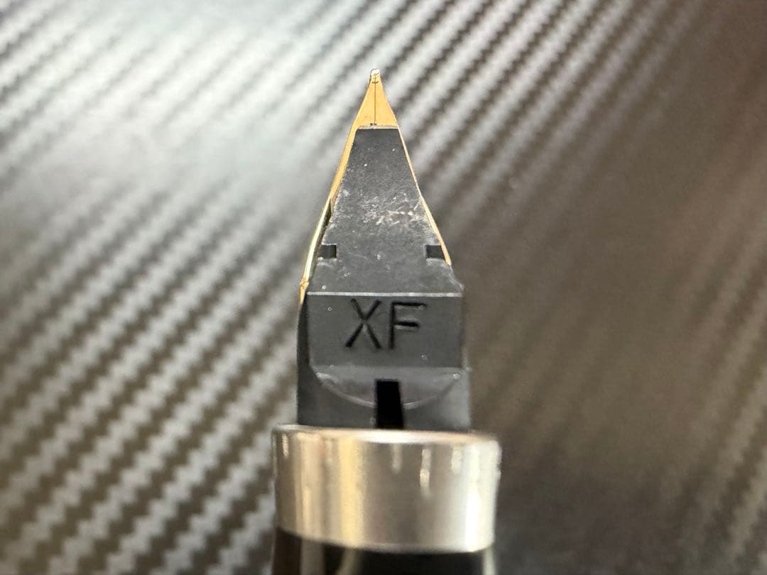 未使用に近い パーカー #75 シズレ XF 極細 スターリングシルバー 万年筆