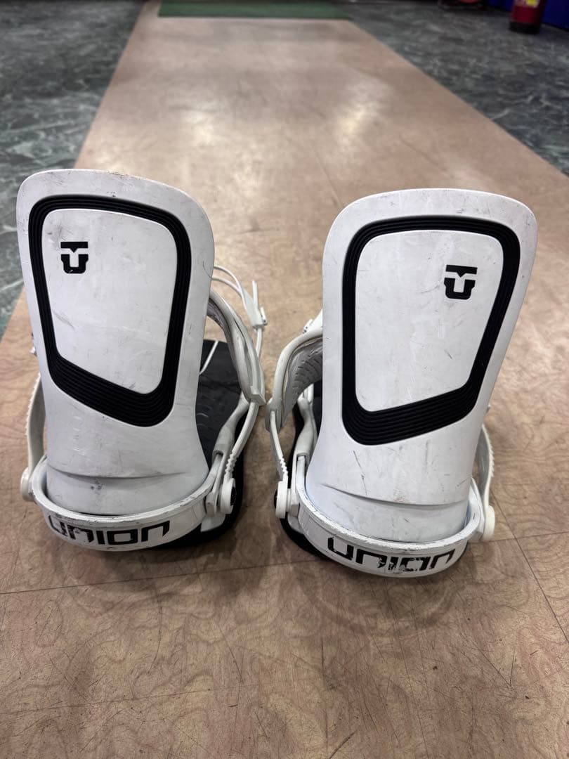 UNION ultra スノーボードビンディング ホワイト
