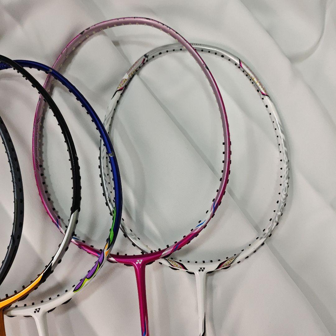 【ヒビ有り・ジャンク】バドミントンラケット 17本セット