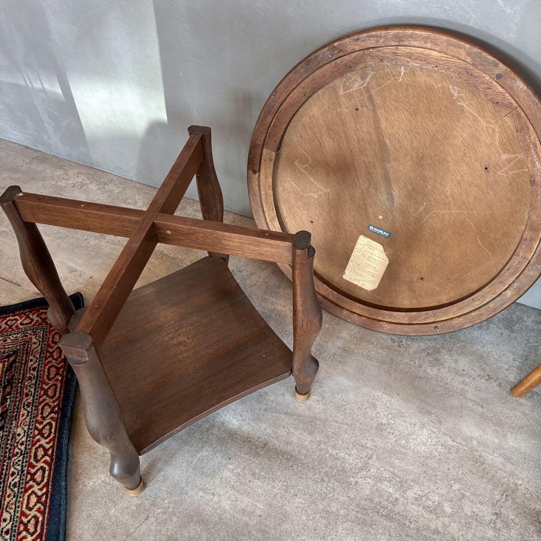 MARUNI ラウンドテーブル ベルサイユ 猫脚