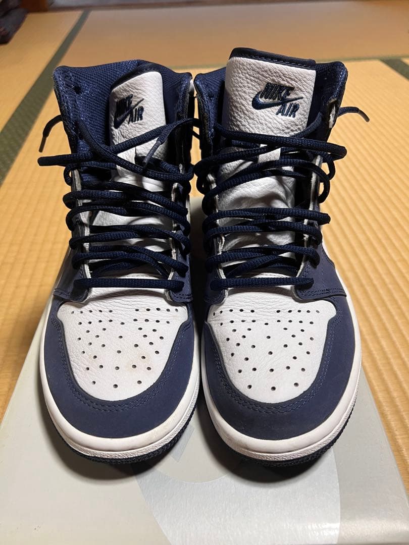 Nike Air Jordan ネイビー/ホワイト シューズ