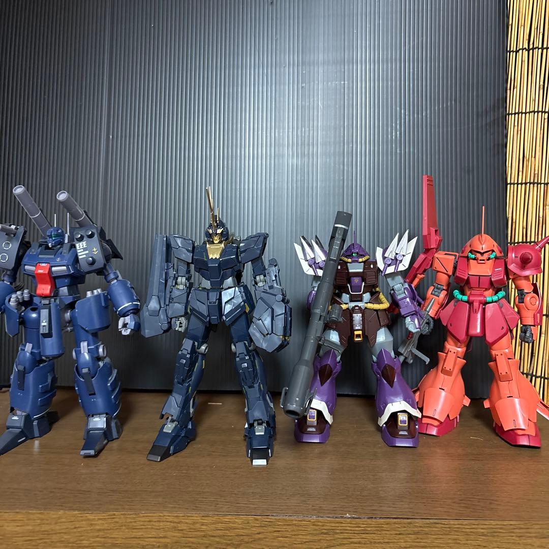 カ*ス様 MG RE 組み立て済みガンプラ4機セット