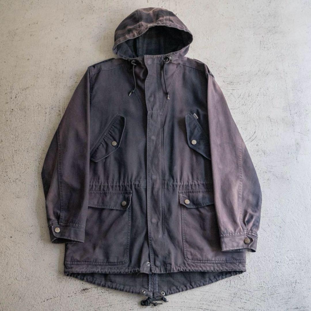 【希少】00s Carhartt 鬼フェード フィッシュテール モッズコート