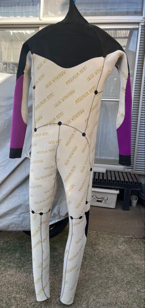 美品　5×3㎜セミドライ　ロングチェストジップ　XXLB