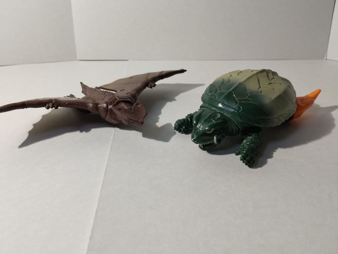 バンダイ、ソフビ、ガメラコレクション