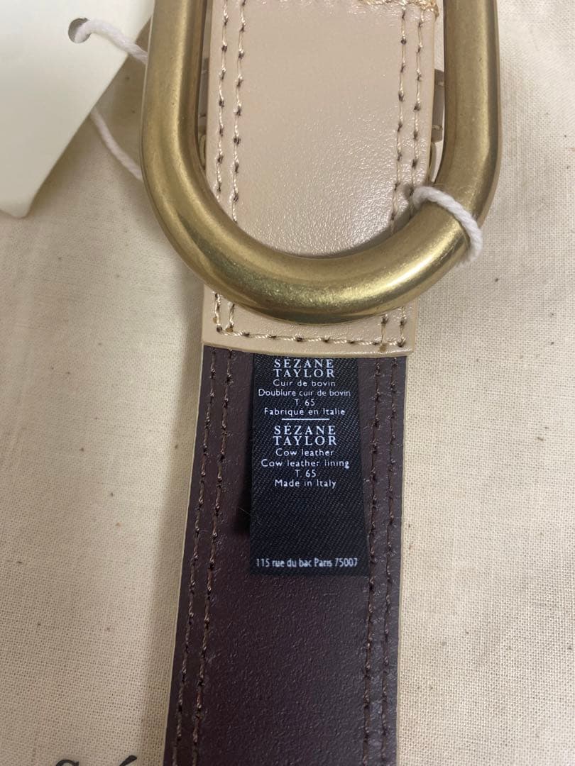 【新品未使用タグ付き】 Sezane レザー ベルト セザンヌ