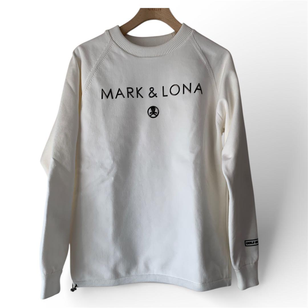 MARK & LONA ホワイト 長袖トレーナー