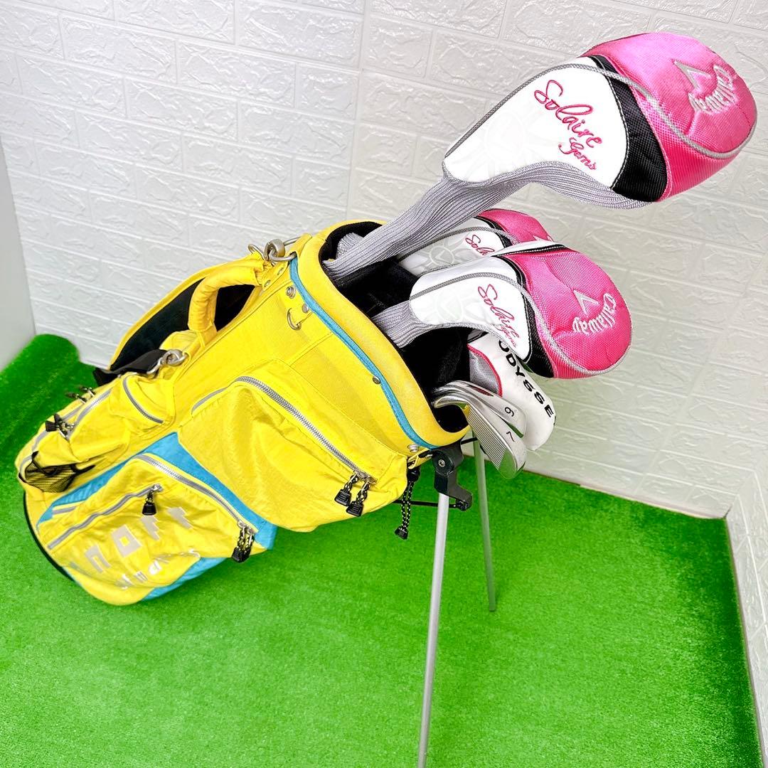 バッグ無し☆キャロウェイ ソレイユ レディース ゴルフクラブセット