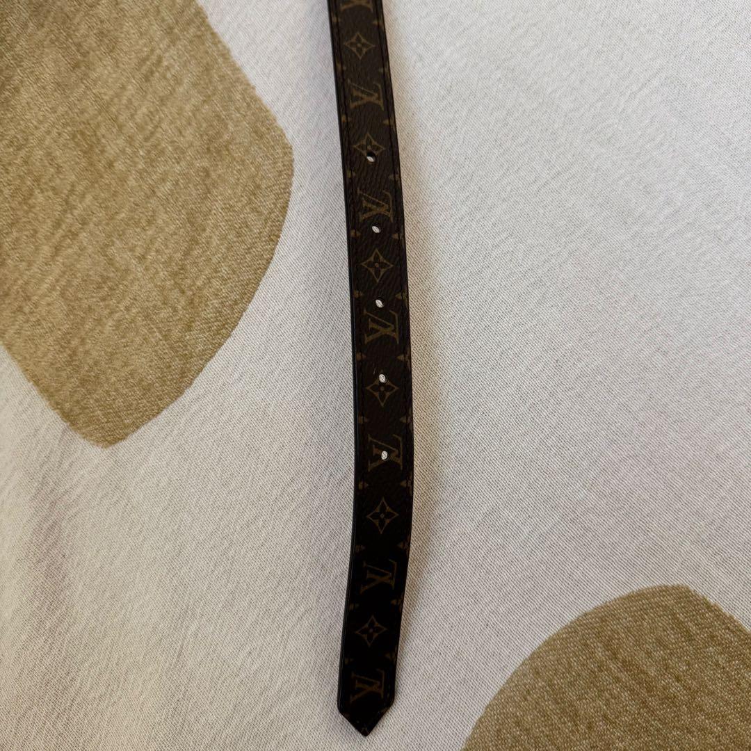 ルイヴィトン ベルト LVサークル 20MM モノグラム　リバーシブル　ピンク