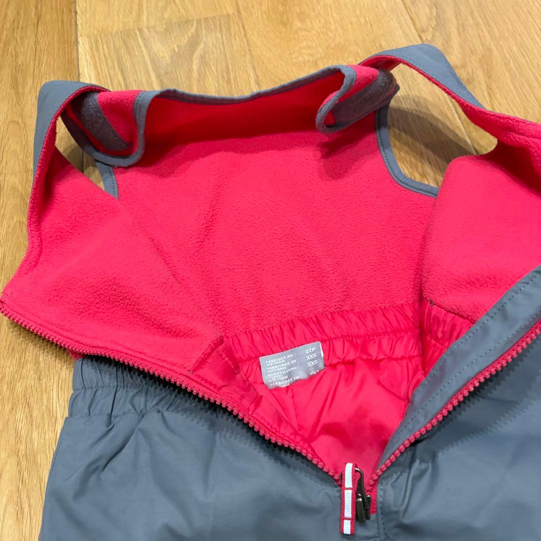 【美品】コロンビア キッズ スキーウェア 上下セット XXS 110cm ピンク