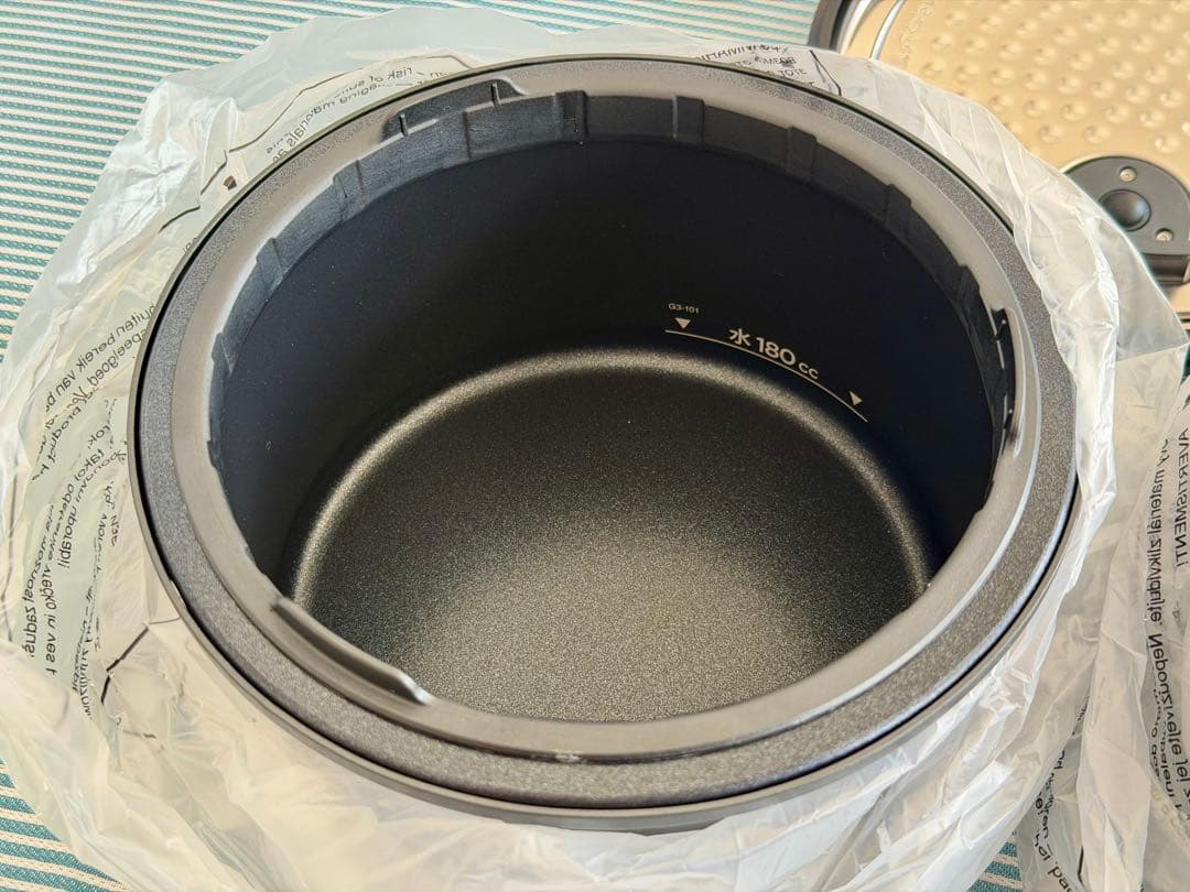 J*y様 BALMIDA THE Gohan K08A ホワイト【未使用の外釜・