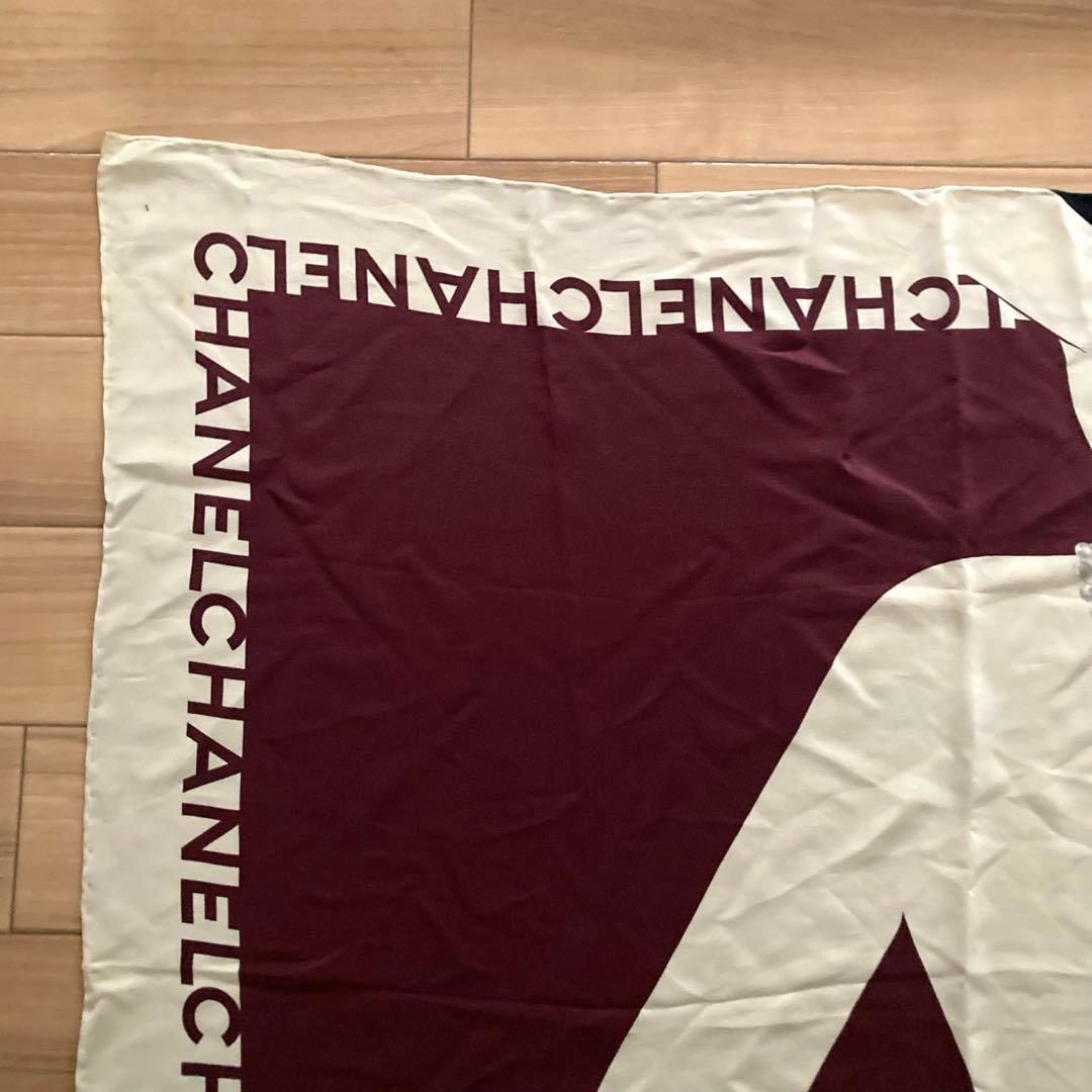 CHANEL シャネル スカーフ ココ柄 ビンテージ