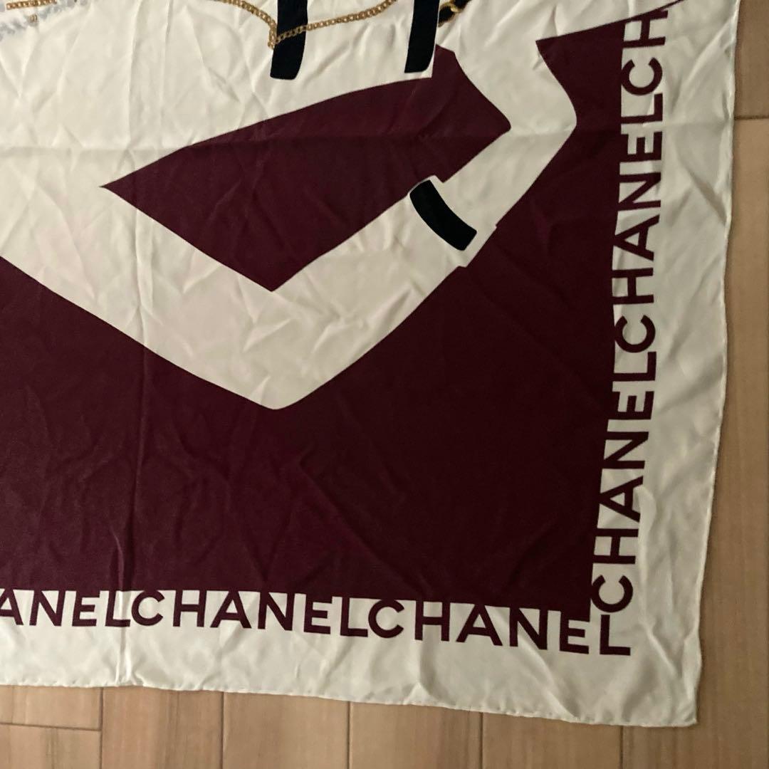 CHANEL シャネル スカーフ ココ柄 ビンテージ