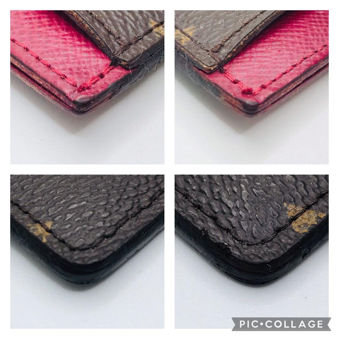 ルイヴィトン✨モノグラム フューシャ ポルトカルト サーンプル 名刺入れ ピンク