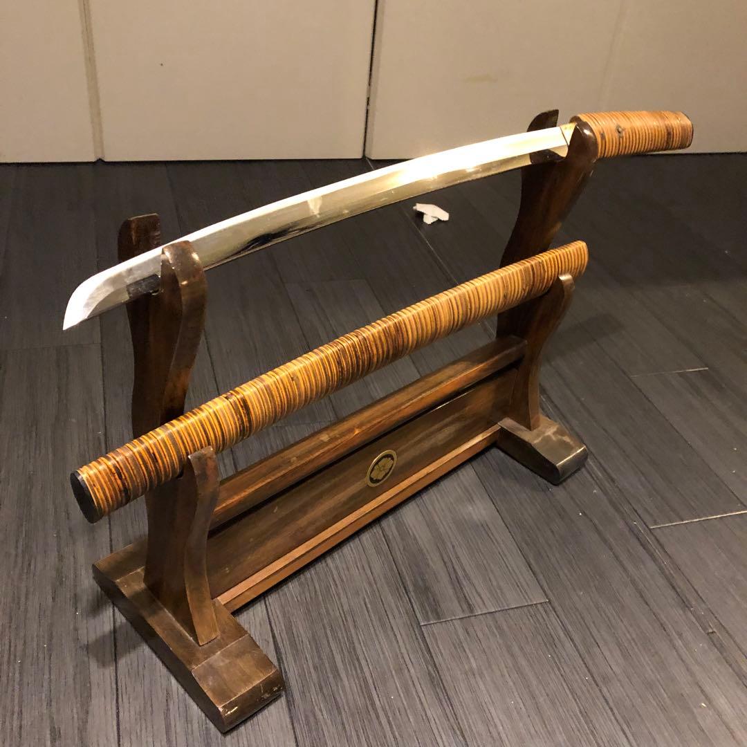 高級美術居合刀剣　籐巻造り　高級居合刀　小太刀　脇差　模造刀　名刀