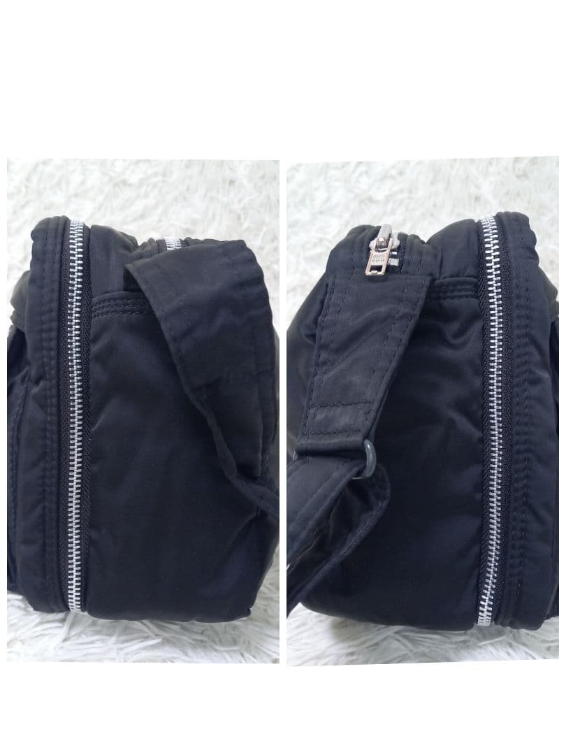●美品●　PORTER　TANKER　二層式　ショルダーバッグ　L　タンカー　黒