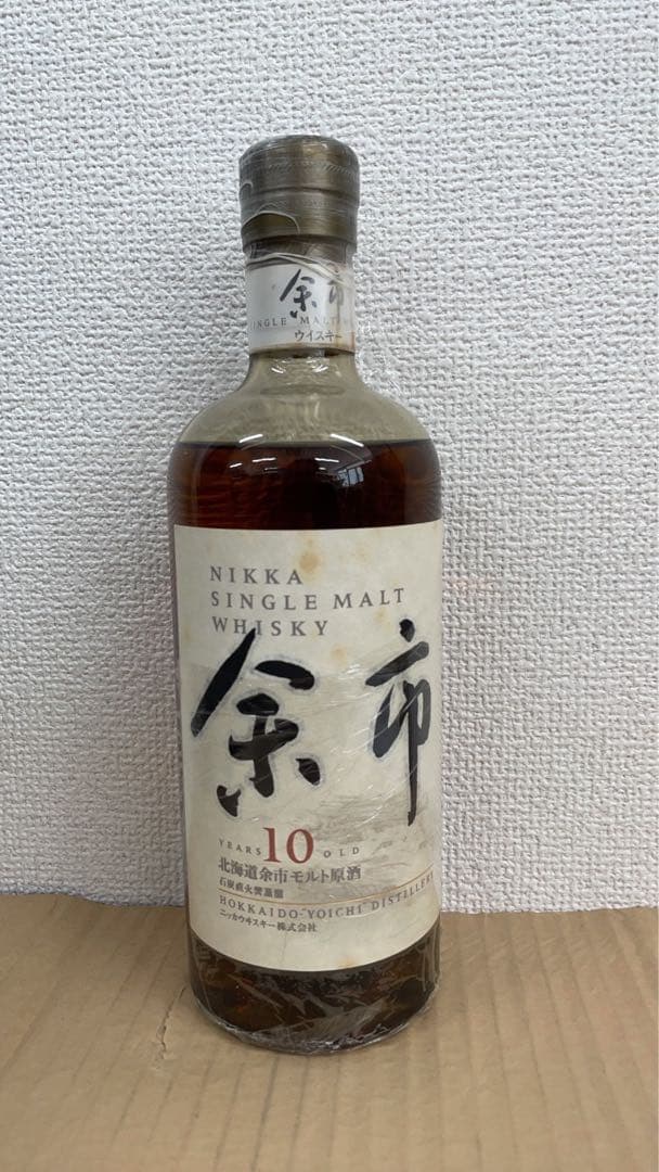 古酒稀少品未開栓余市NIKKA シングルモルトウイスキー 10年　700ml