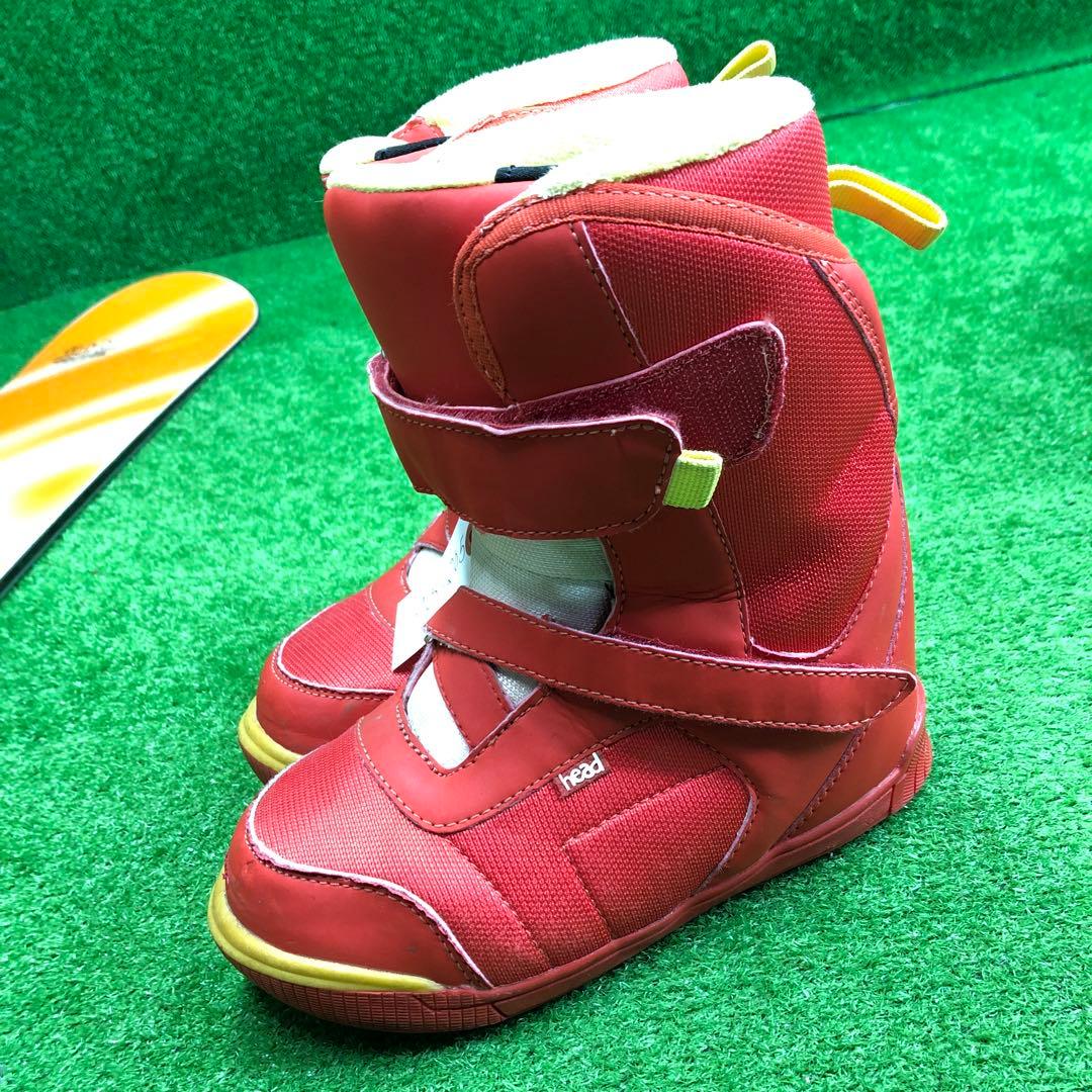 宝-628 子供用スノーボードセット118cm ビンディング新品 メンテナンス済