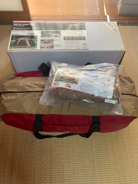 スノーピーク ✴︎メッシュシェルター、シールドルーフ、トンネル3点セット