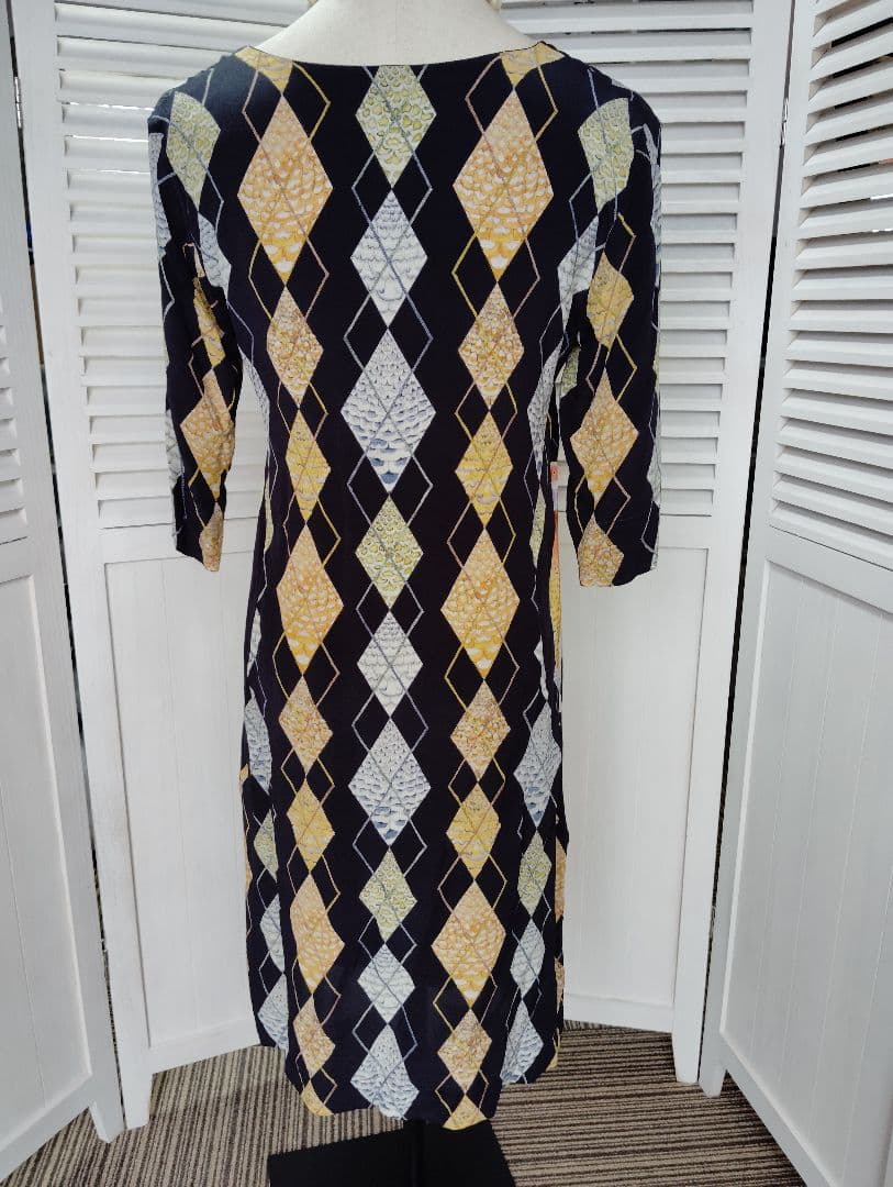 SWASH LONDON 　スウォシュロンドン　七分袖ワンピース