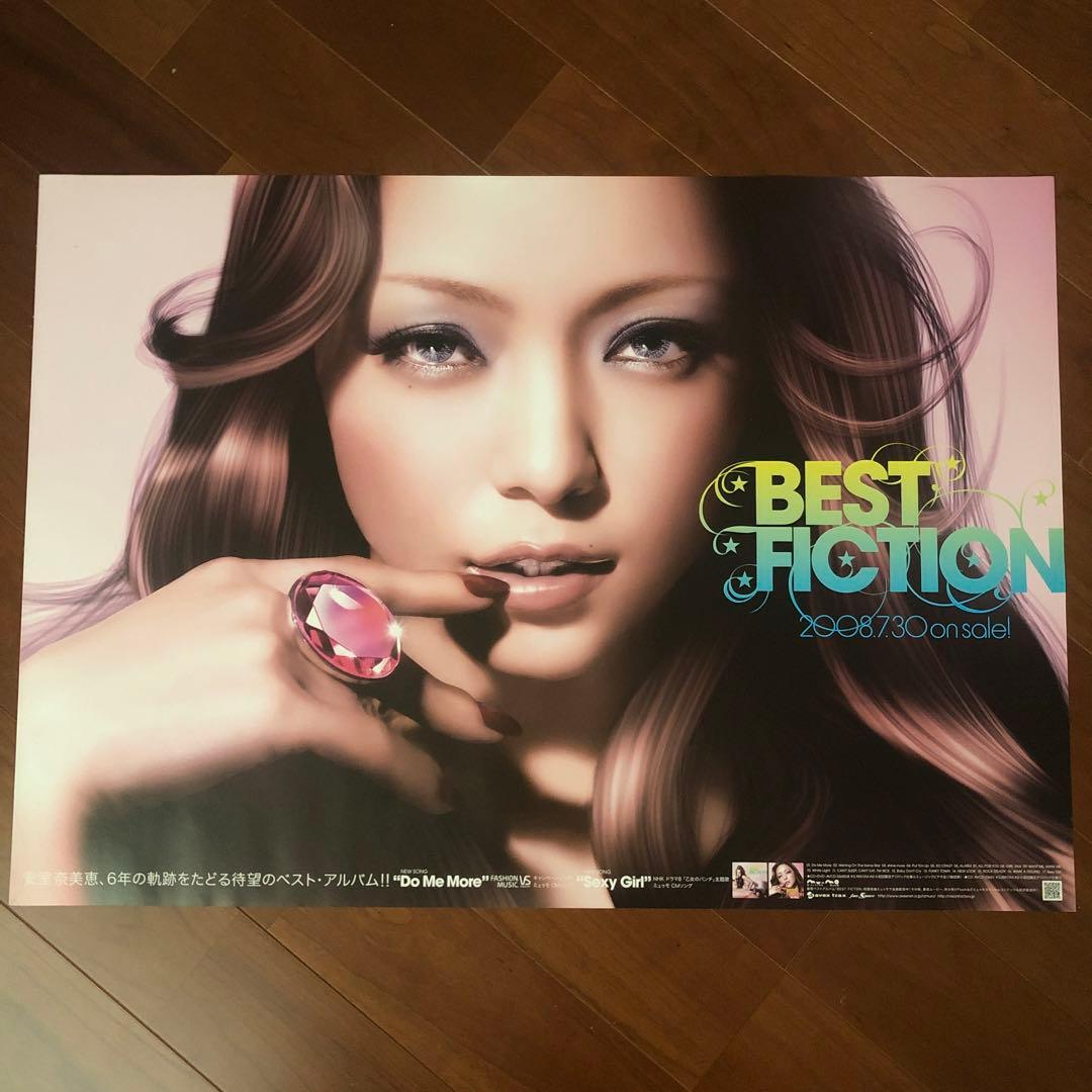 ⑨新品 非売品 告知 安室奈美恵 ポスター B2 販促 BEST FICTION