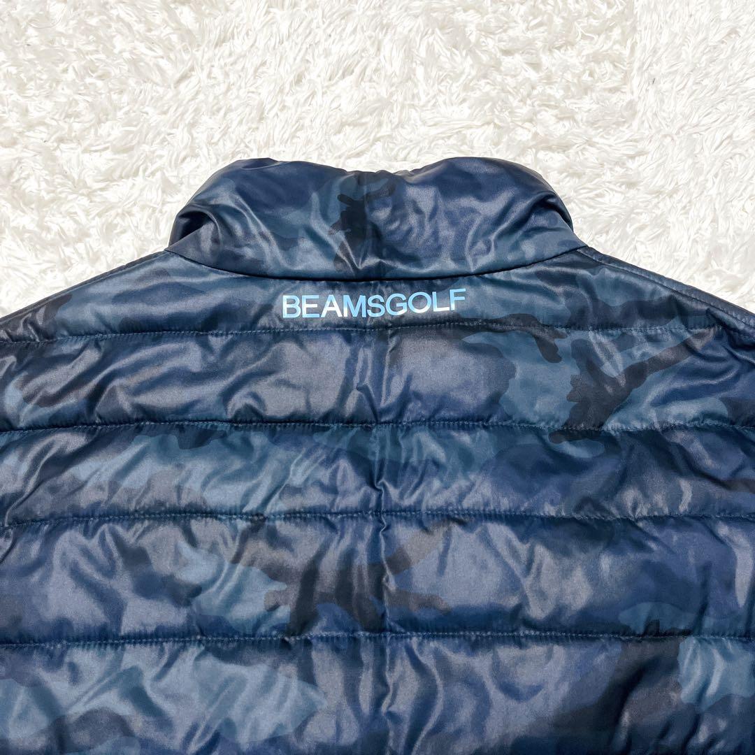 BEAMS GOLF ビームス ゴルフ 中綿 ジャケット カモフラ 切替 伸縮性