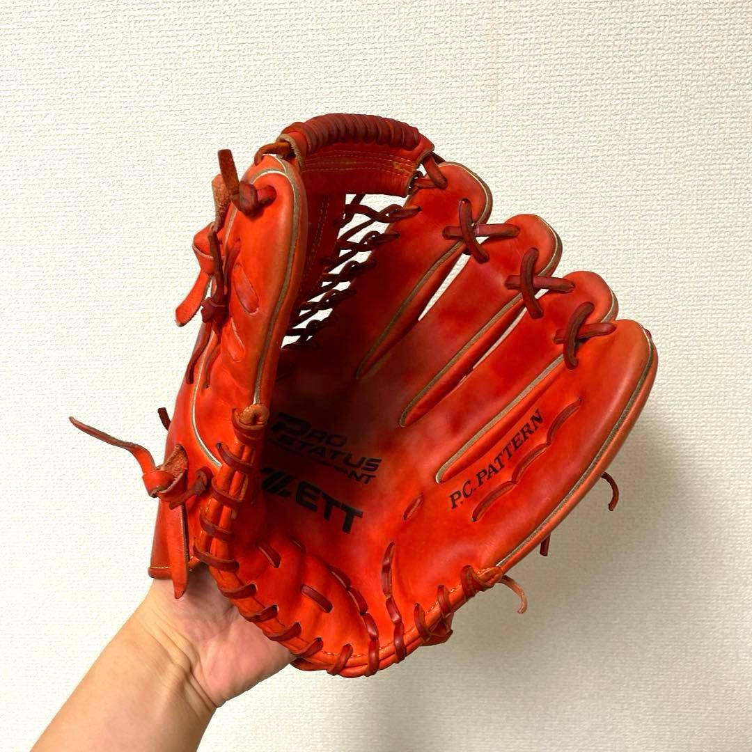 470 ZETT プロステイタス 即戦力 型抜群 硬式　外野手用グローブ