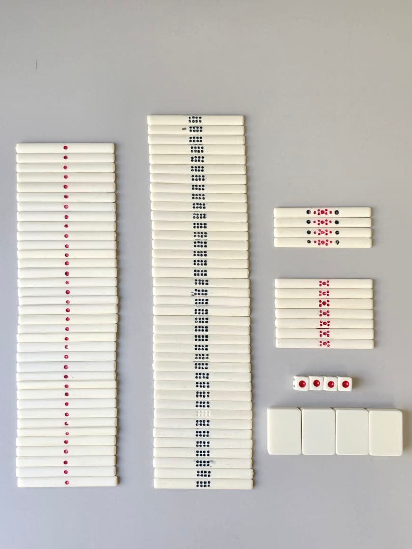 ★希少•英語表記ヴィンテージ牌★【海外仕様 オールホワイト ジャンボ牌】