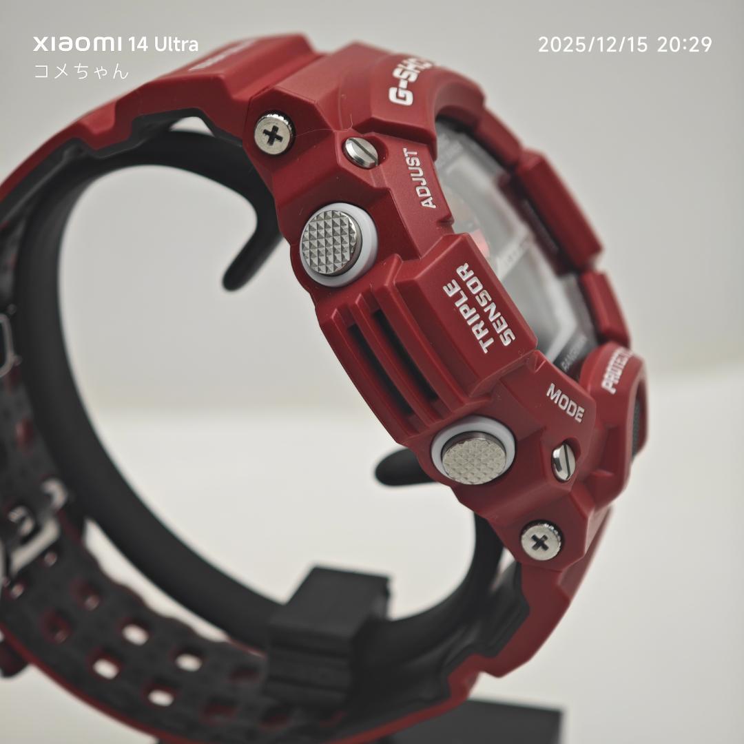 【希少・美品】カシオG-SHOCK　GW-9400RDJ-4JFレスキューレッド