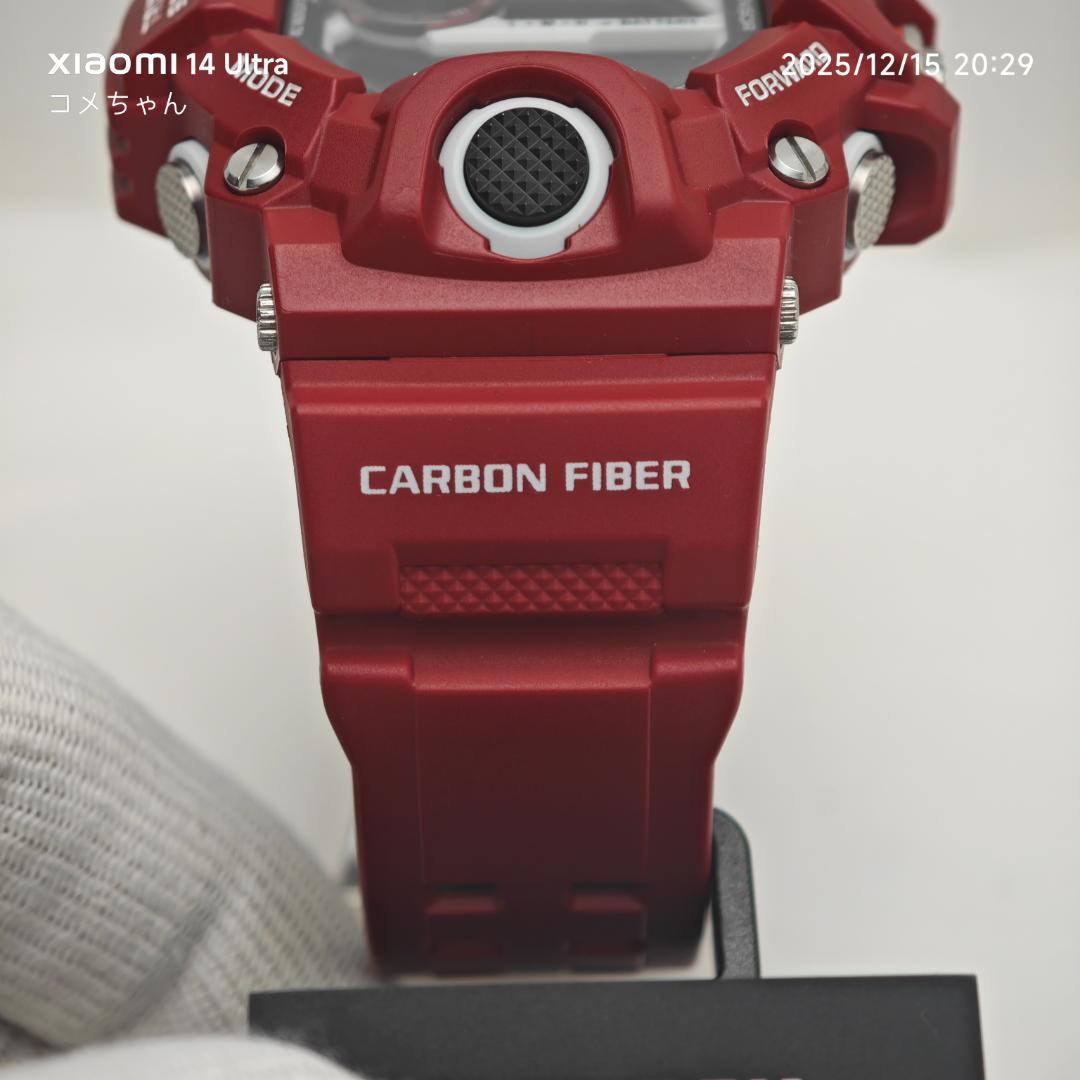 【希少・美品】カシオG-SHOCK　GW-9400RDJ-4JFレスキューレッド