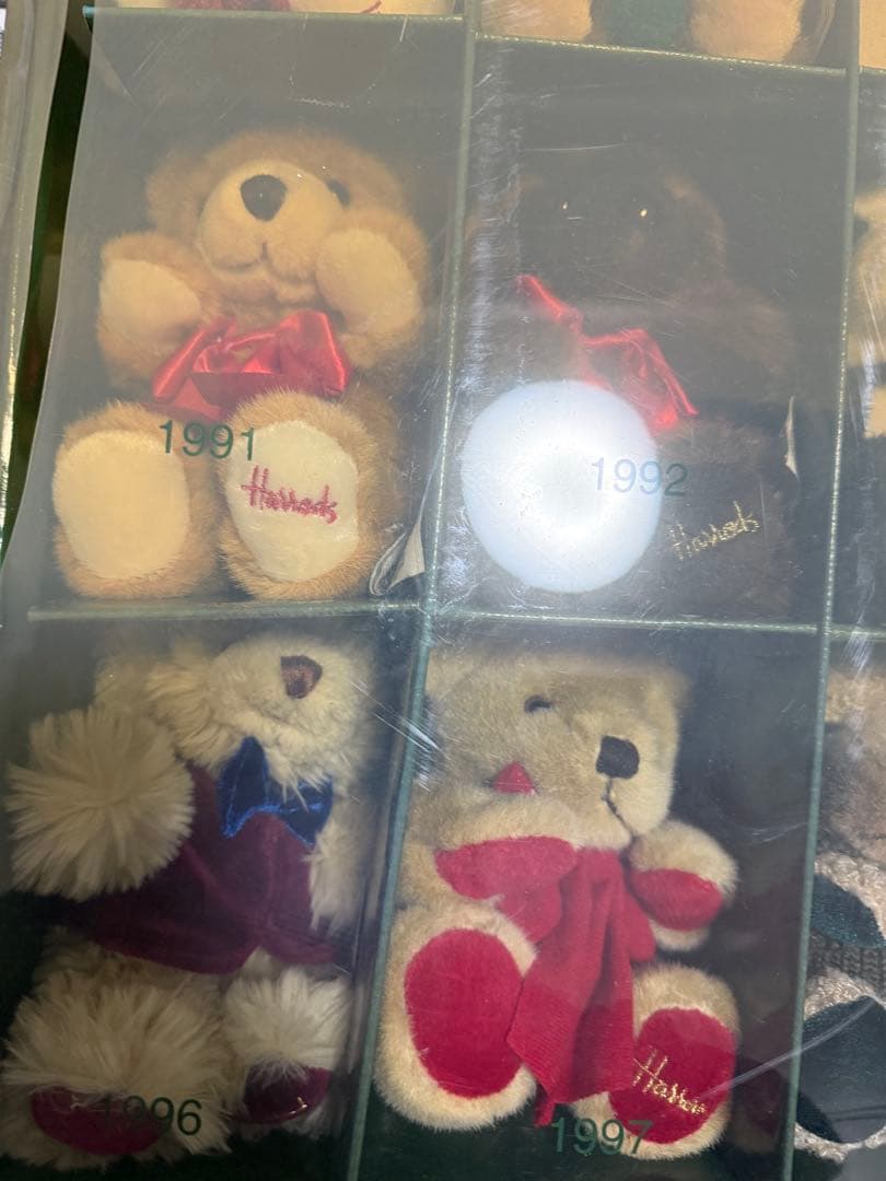 Harrods ハロッズ 限定品　テディベア　15周年　イヤーベア　クリスマス