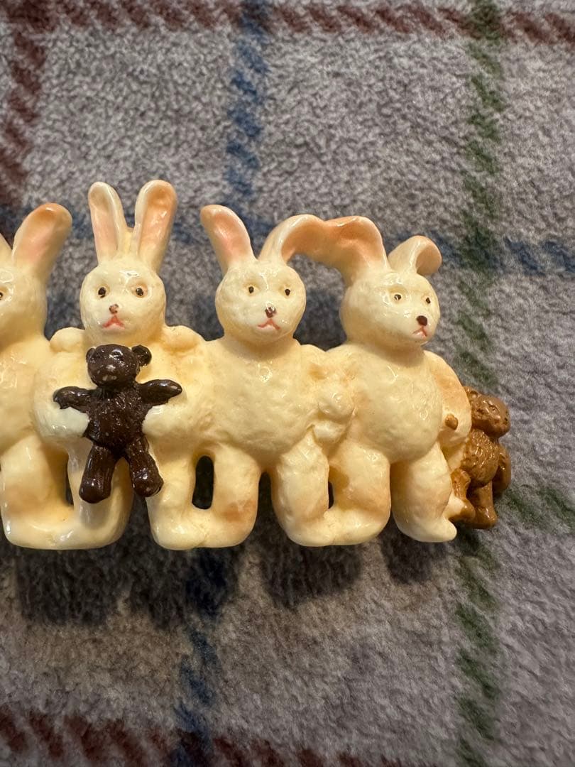 WEEKENDS うさぎ ヴィンテージバレッタ