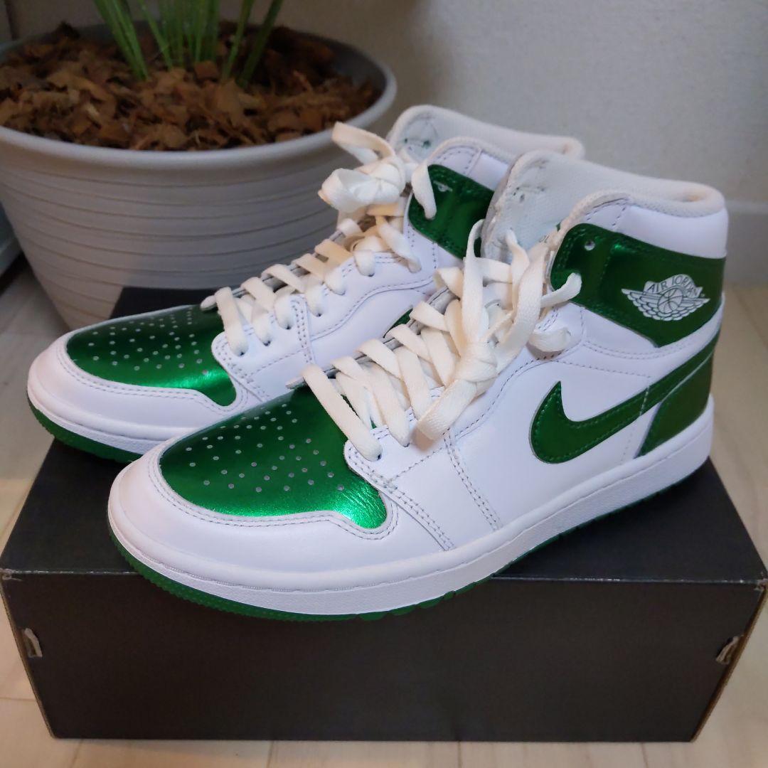 値下げ【レア】ナイキJORDAN 1 RETRO HIGH GOLF 25.5④