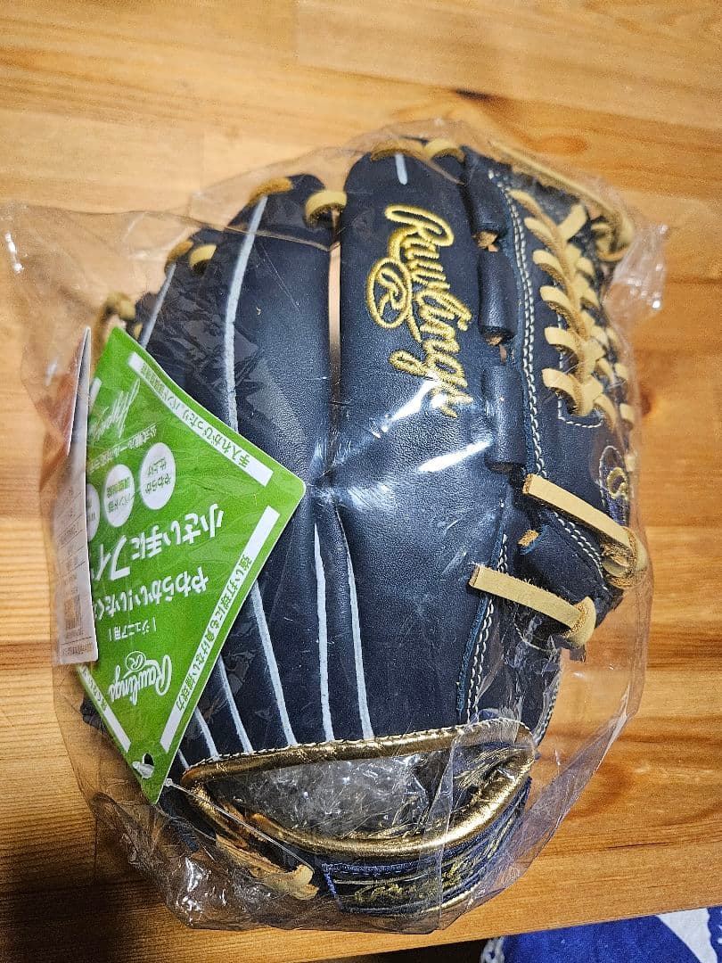 Rawlings 軟式グローブ ジュニア用 Lサイズ ネイビー