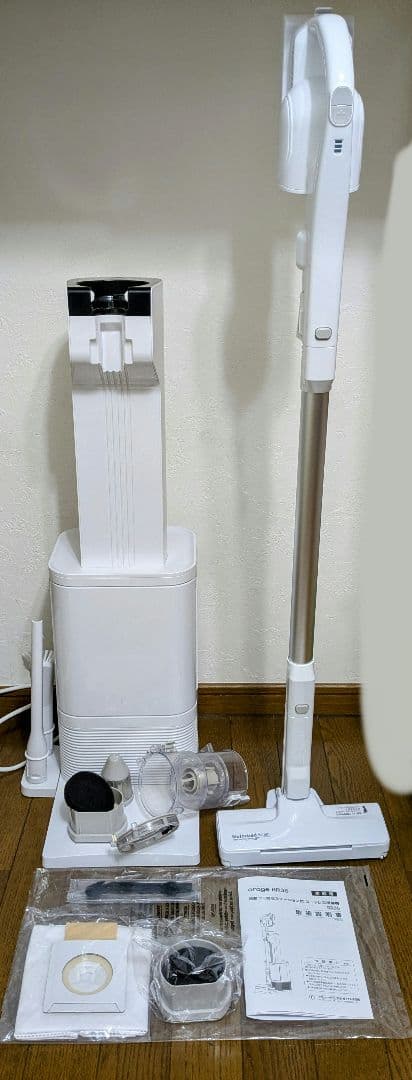 【使用数回のみ】Orage RR35 自動ゴミ収集付 スティッククリーナー
